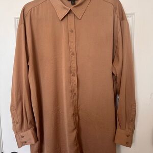 Banana Republic Brown Button-Down Blouse